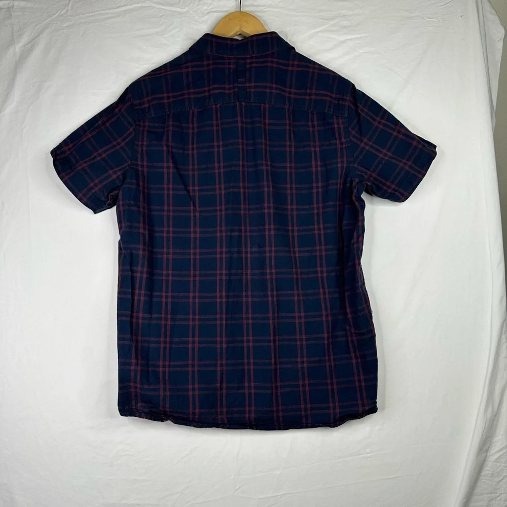 THE NORTH FACE Shirt Mens Plaid Gingham‎ Lined Flannel Button Down Cotton Size M